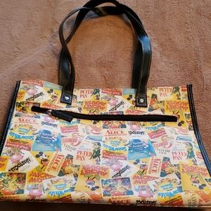 Small Disney tote bag with attached luggage tag